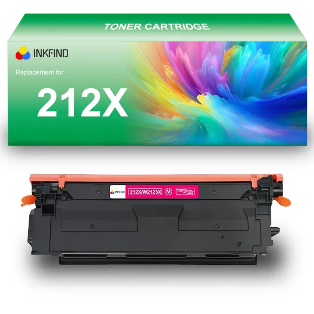 INKFIND 212X (W2123X) Magenta tonercartridge compatibel met HP 212X (W2123X) Magenta toner cartridge - 1-pack Magenta Magenta x 1