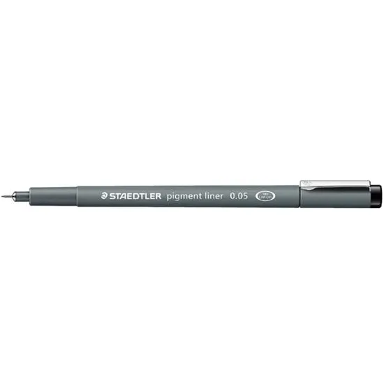 Staedtler Fineliner Staedtler Pigment 308 zwart 0.05mm