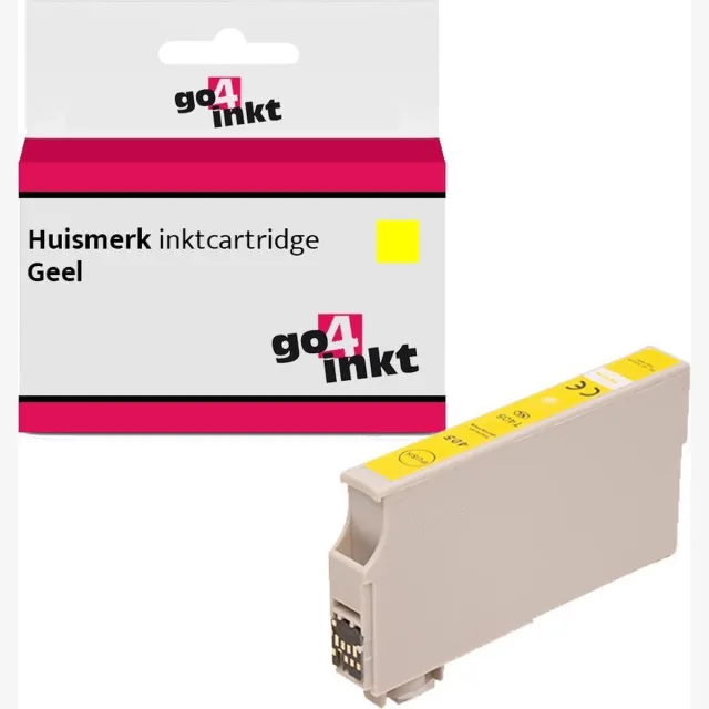 Go4inkt compatible met Epson 405 / 405XL y inkt cartridge yellow Geel