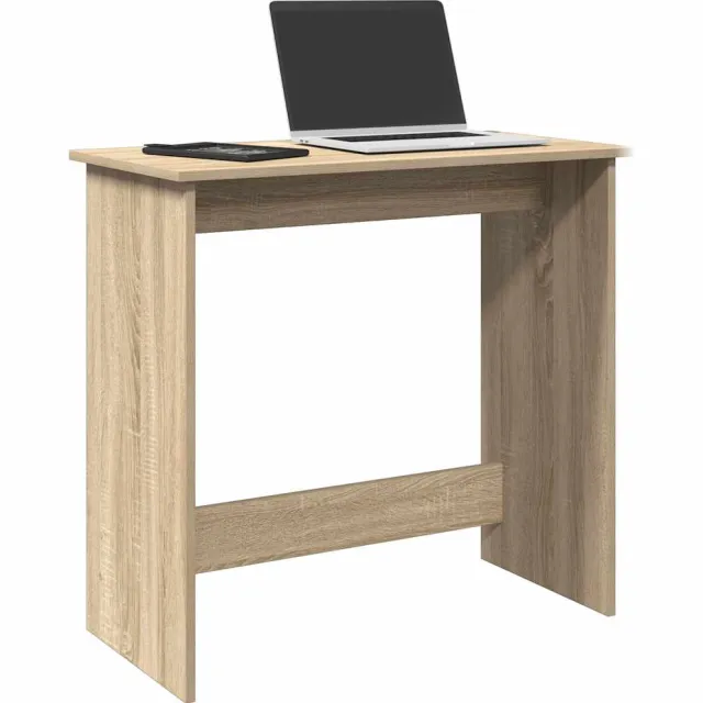 vidaXL Bureau 80x40x75 cm bewerkt hout sonoma eikenkleurig
