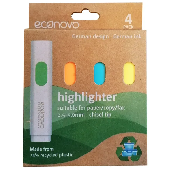 Econovo Markeerstift Econovo assorti blister à 4 stuks