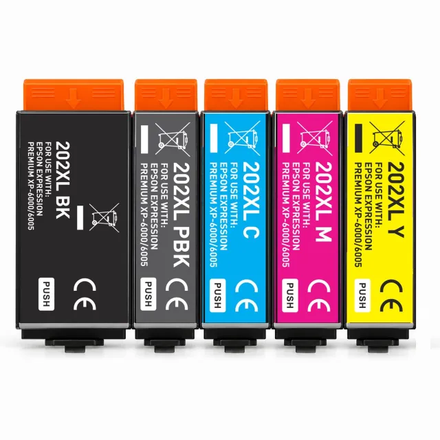 Boxstuff Inktcartridge geschikt voor Epson 202 / 202XL - Multipack - Geschikt voor Epson Expression Premium XP-6105 / XP-6100 / XP-6000 / XP-6005 / XP6100 / XP6105 / XP6000 / XP6005 Printers - Pack Zwart en Kleur