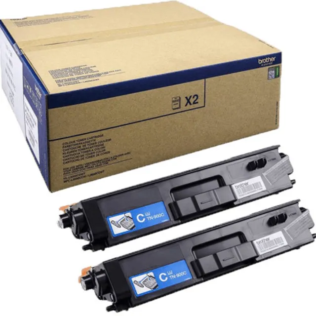Brother Toner TN-900CTWIN cyan Cyaan