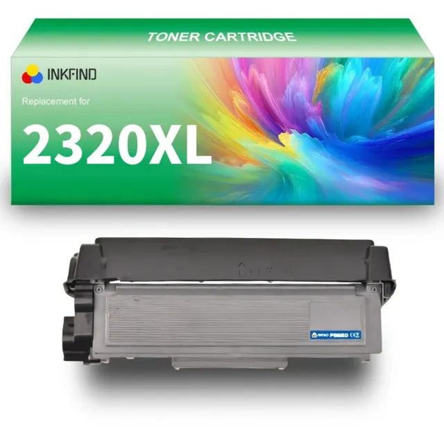 INKFIND TN-2320XL tonercartridge compatibel met Brother 2320 2310 TN-2320 TN-2310 - 1-pack Zwart (extra hoge capaciteit) XL Zwart x 1