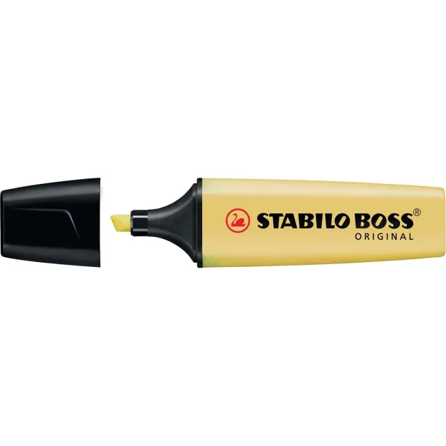 Stabilo BOSS ORIGINAL Pastel markeerstift, milky yellow (lichtgeel)