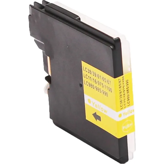inkmaster Huismerk cartridge voor LC-985 Y XL Yellow| 1 x Yellow Geel cartridge voor Brother DCP J125, J140W, J315W, J515W, MFC J220, J265W, J410, J415W