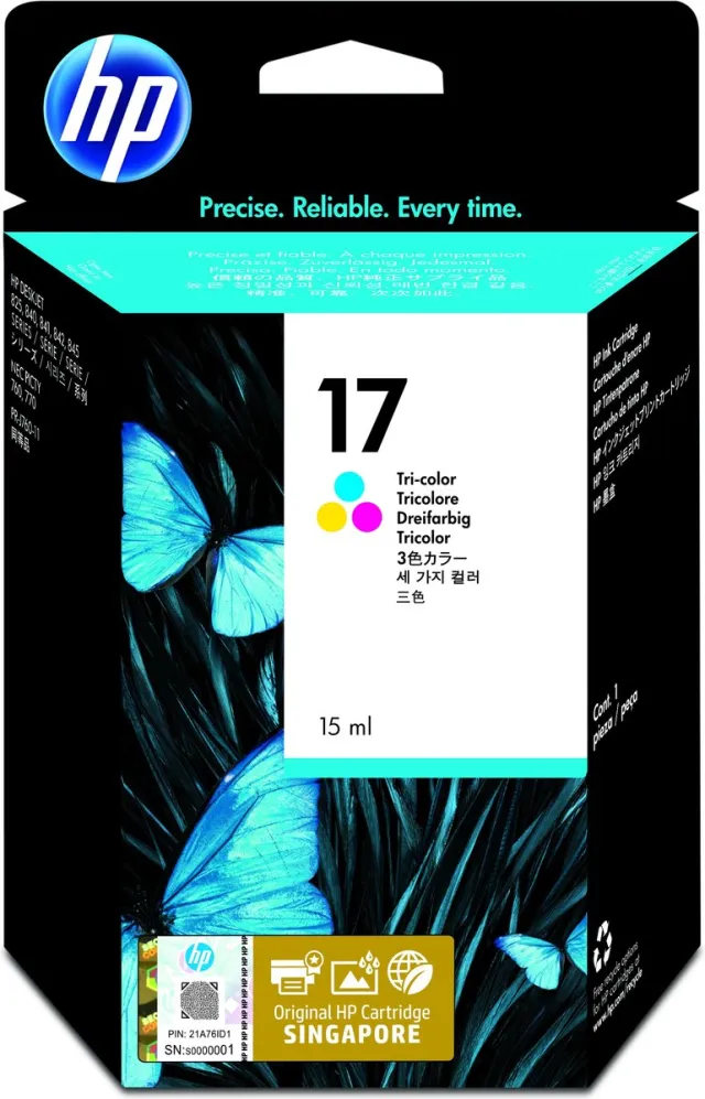 HP 17 Inktcartridge - Cyaan / Magenta / Geel