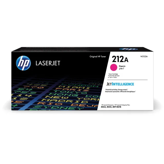Hp toner 212A, 4.500 pagina's, OEM W2123A, magenta