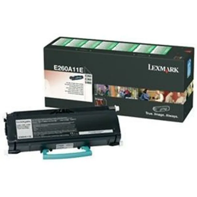 Lexmark Toner Lexmark E260A11E Black Zwart