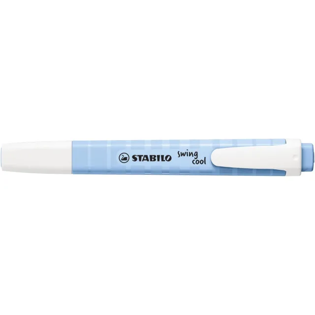 Stabilo swing cool markeerstift, pastelblauw