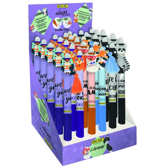 Gelschrijver Online Magixx Fun Charm 0.7mm assorti