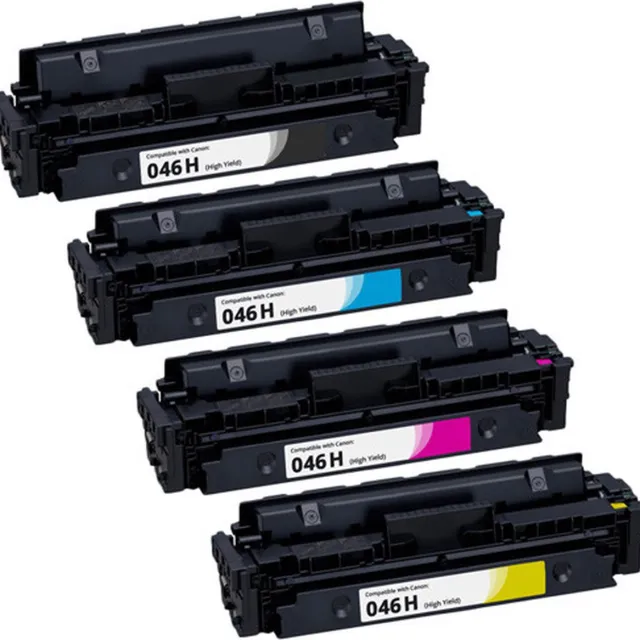 Inktkenners Toners Geschikt voor Canon 046H | Multipack van 4 stuks Geschikt voor Canon i-Sensys LBP650 - LBP653CDW - LBP654CDW - LBP654CX - MF730 - MF731CDW - MF732CDW - MF733CDW - MF734CDW - MF735CDW - MF735CDWT - MF735CX zwart, cyaan, magenta, geel