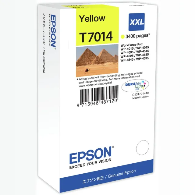 Epson T7014XXL - Inktcartridge / Geel / Extra Hoge Capaciteit