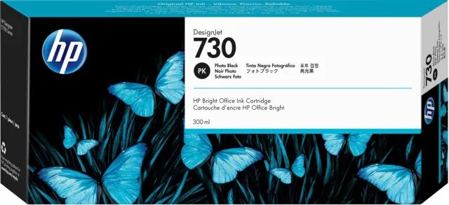 HP Original Ink Cartridge HP Cartucho de tinta HP DesignJet 730 negro fotográfico de 300 ml Black Foto zwart