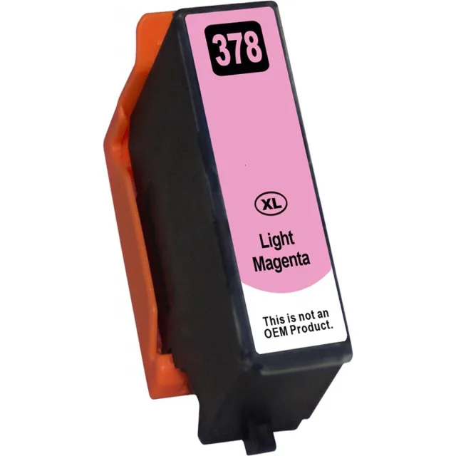 InktDL Huismerk geschikt voor Epson 378XL inktcartridge Licht Magenta - XP-8500 - XP-8600 - XP-8700