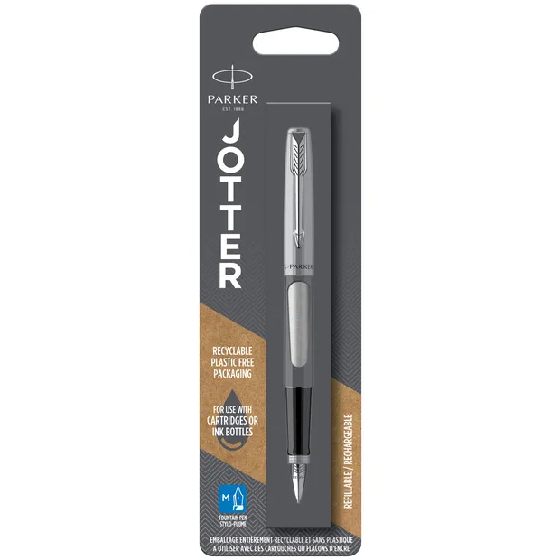Parker Vulpen Parker Jotter stainless Steel CT medium