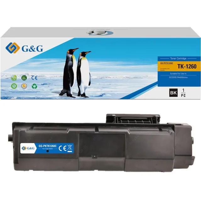 G&G Toner Compatibel GG-PKTK1260C Kleurloos