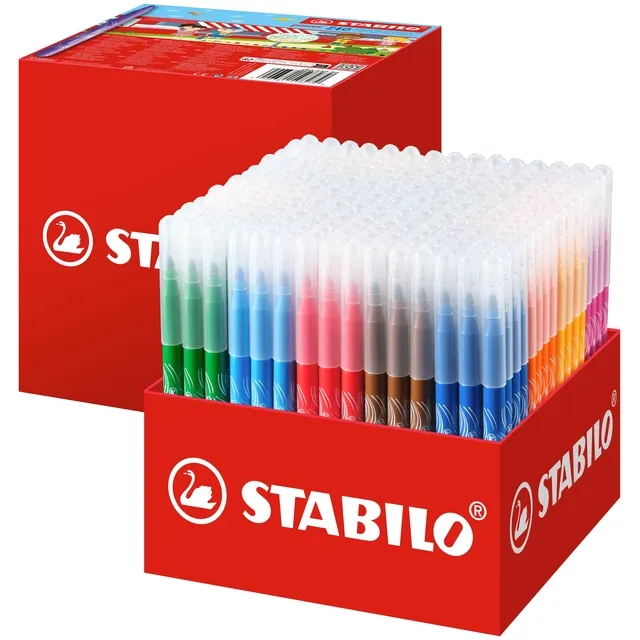 Stabilo Viltstift STABILO power 280 medium assorti classpack à 240 stuks