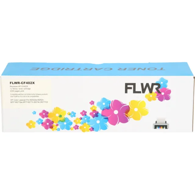FLWR Toner / 201X / Geel - Geschikt voor HP