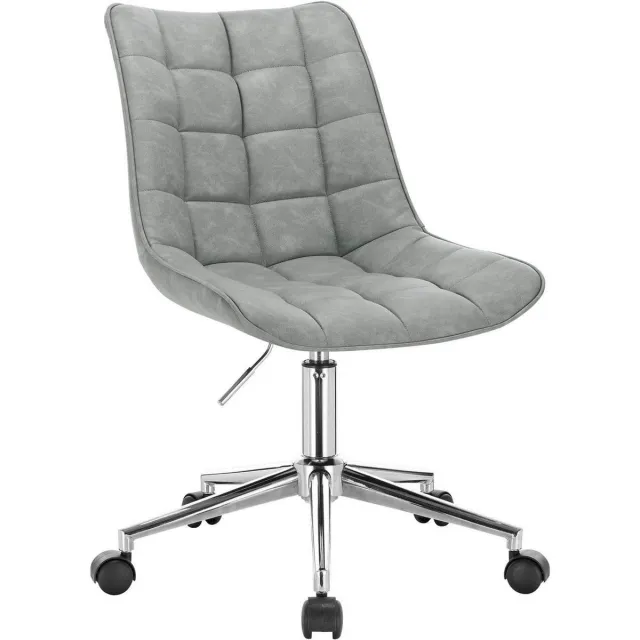 Bolt Edge Deluxe Ergonomische Bureaustoel - Kunstleer - Met voetsteun - Grijs - In hoogte verstelbaar