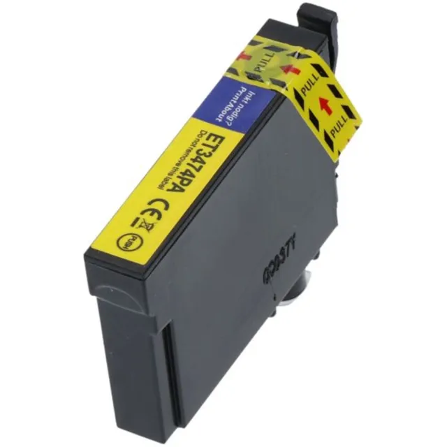 PrintAbout huismerk Inktcartridge 34XL (C13T34744010) Geel Hoge capaciteit geschikt voor Epson