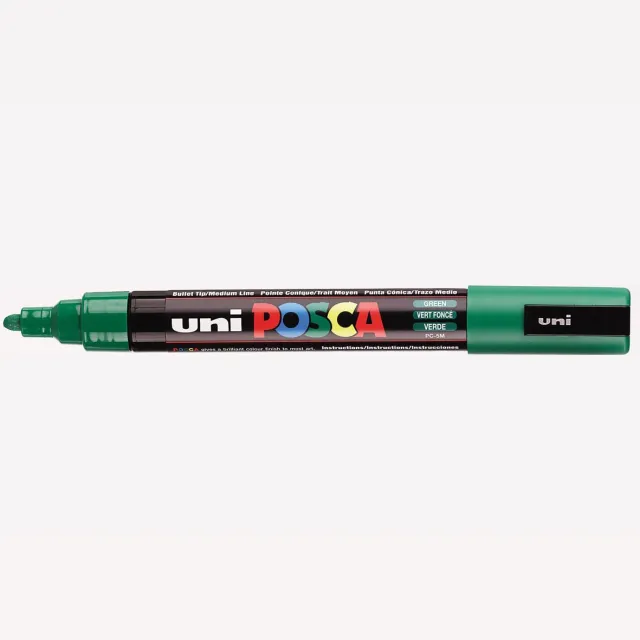 Uni POSCA paintmarker PC-5M, 1,8 - 2,5 mm, donkergroen
