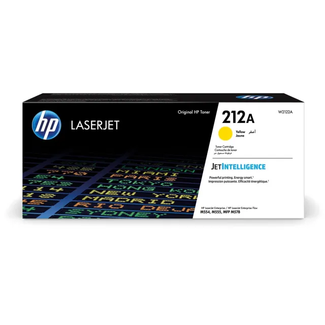 Hp toner 212A, 4.500 pagina's, OEM W2122A, geel