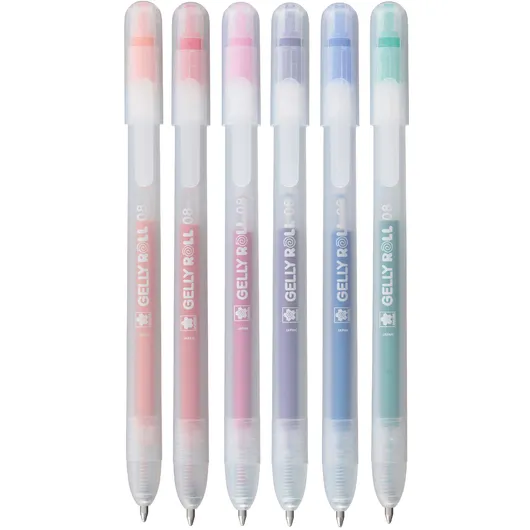Sakura Gelschrijver Sakura Gelly Roll Stardust 08 klikfunctie set à 6 kleuren