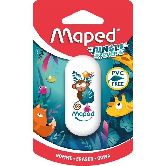 Maped Gum Maped Jungle Fever blister à 1 stuk assorti