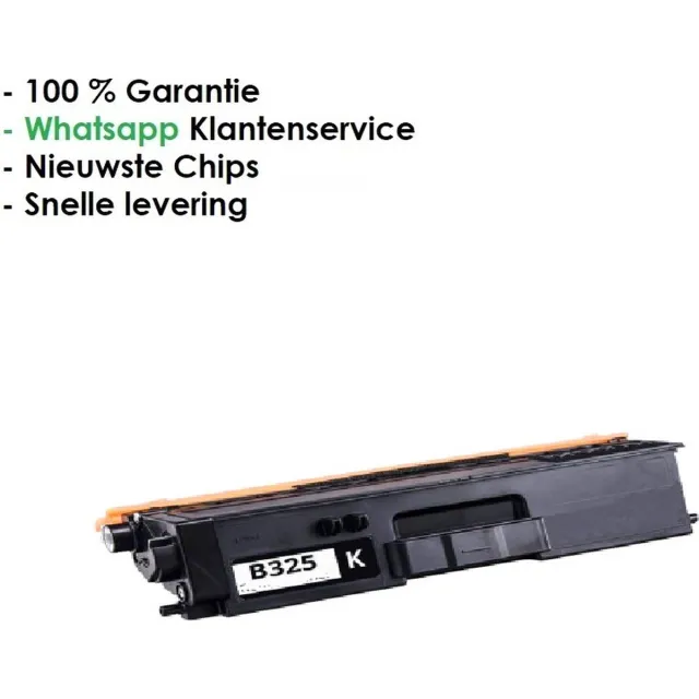 inkmaster premium Huismerk XL Toner cartridge voor Brother TN-325BK | Geschikt voor Brother DCP 9055CDN, 9270CDN, HL4140CN, HL4150CN, HL4570CDWT, MFC 9460CDN, 9465CDN, 9560CDW en 9970CDW Zwart