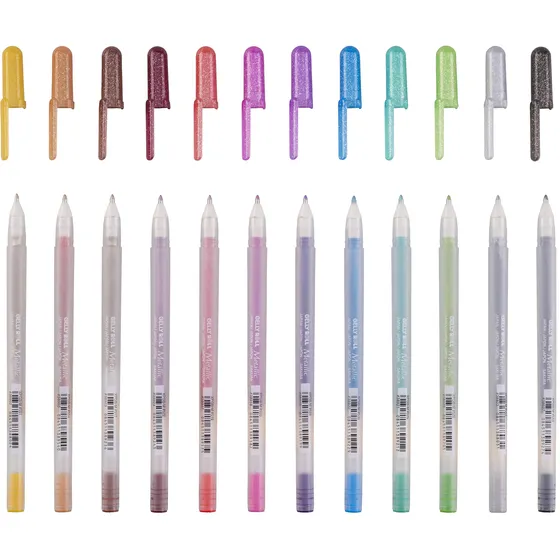 Sakura Gelschrijver Sakura Gelly Roll Metallic set à 12 kleuren