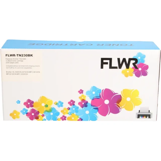 FLWR Brother TN-230BK zwart (Huismerk (compatible))