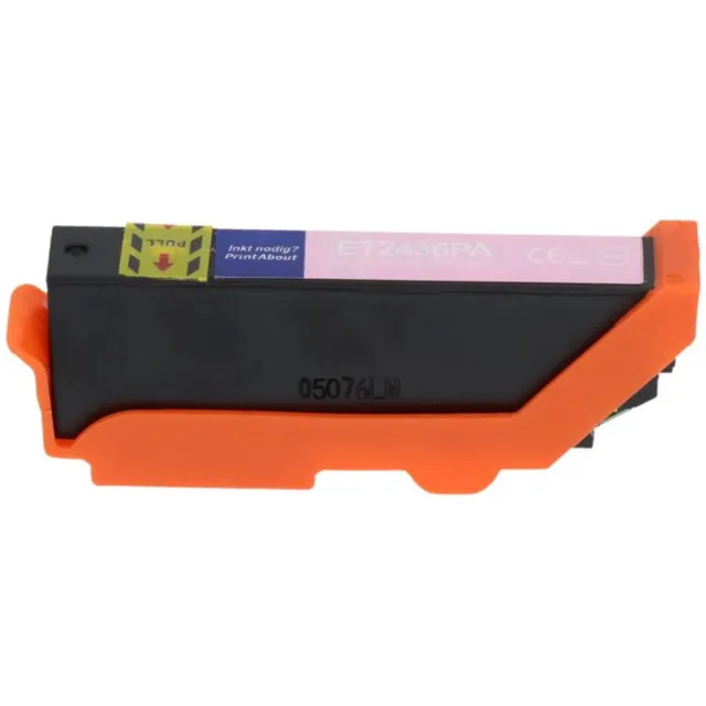 PrintAbout huismerk Inktcartridge 24XL (C13T24364012) Licht-magenta Hoge capaciteit geschikt voor Epson