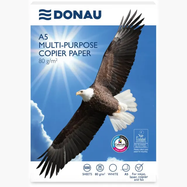 DONAU ECO DONAU printpapier ft A5, 80 g, pak van 500 vel wit