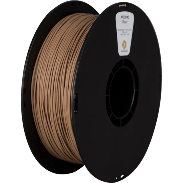 kexcelled PLA Geel Hout/Yellow Wood 1.75mm 1kg 3D Printer filament Geel/Yellow - PLA K5WOOD 1kg