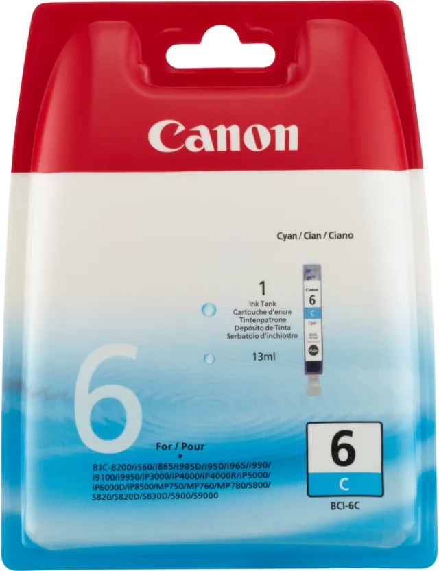 Canon BCI-6 Inktcartridge - Cyaan