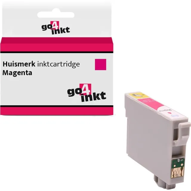 Go4inkt Compatible inkt voor Epson 502XL van Go4inkt inktcartridge - Magenta - Expression Home XP-5100 XP-5105 XP-5115 XP-5150 XP-5155 WorkForce WF-2860DWF WF-2865DWF WF-2880DWF WF-2885DWF