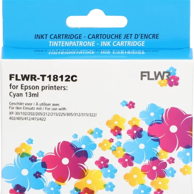 FLWR Epson 18XL cyaan (Huismerk (compatible))