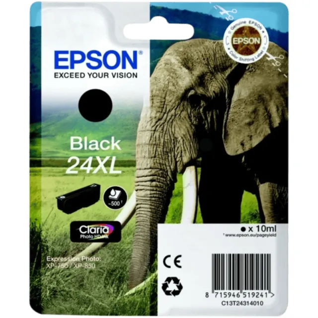 Epson 24XL zwarte inktcartridge T2431