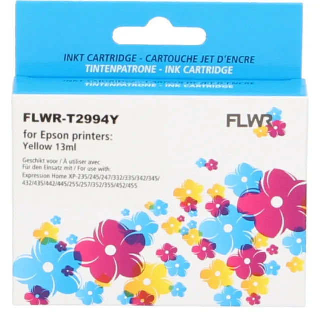 FLWR Cartridges / Epson 29XL T2994 / geel / Geschikt voor Epson
