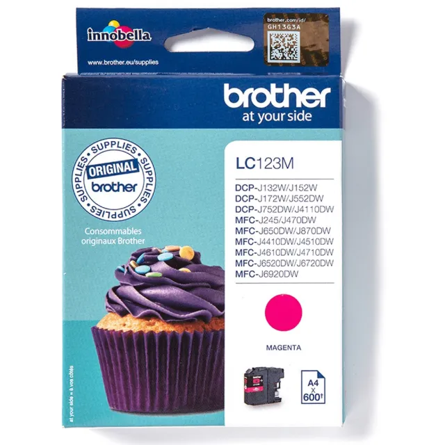 Brother LC-123M - Inktcartridge - Magenta