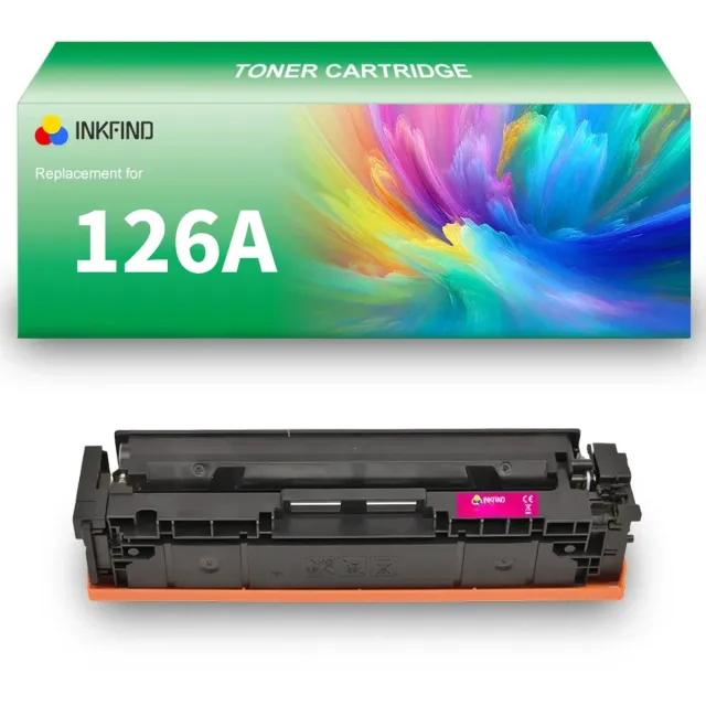 INKFIND 126AU (CE313A) Magenta tonercartridge compatibel met HP 126A (CE313A) Magenta en Canon Cartridge 729 Magenta en HP 130A (CF353A) Magenta - 1-pack Magenta Magenta x 1