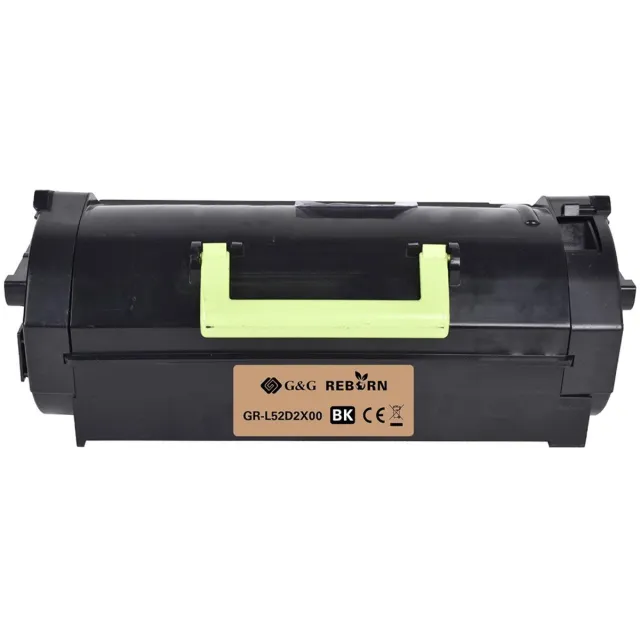 G&G Toner vervangt Lexmark 522X Compatibel Zwart 45000 bladzijden Reborn remanufactured 21310