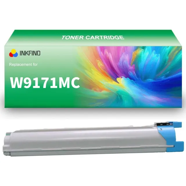 INKFIND W9171MC Cyaan tonercartridge compatibel met HP W9171MC Cyaan geschikt voor HP Color LaserJet MFP E87740dn/E87750dn/E87760dn/E87770dn - 1-pack Cyaan Cyaan x 1