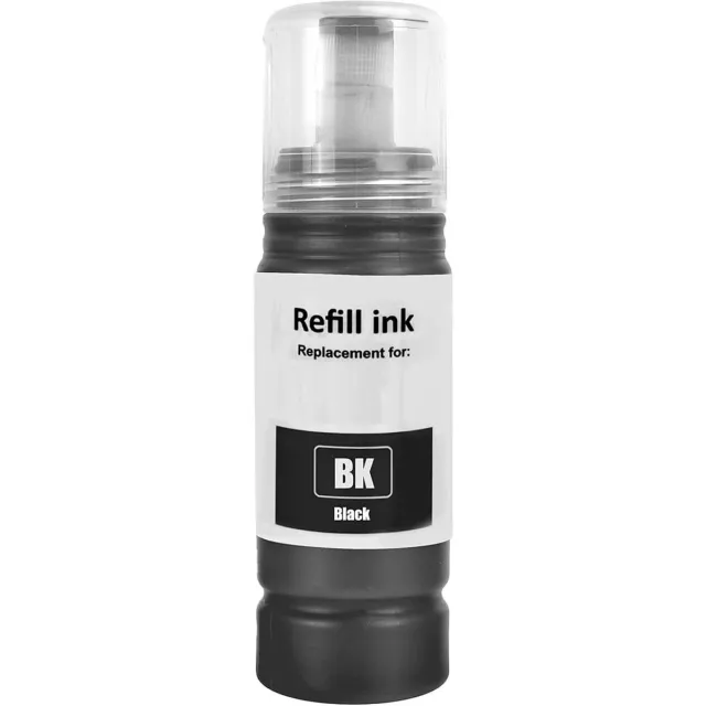 InktDL Huismerk geschikt voor Epson 102 Zwarte Inkt - Geschikt voor EcoTank ET-2750 - ET-2851 - ET-3700 - ET-3750 - ET-3850 - ET-4750 - ET-4850 - ET-4856