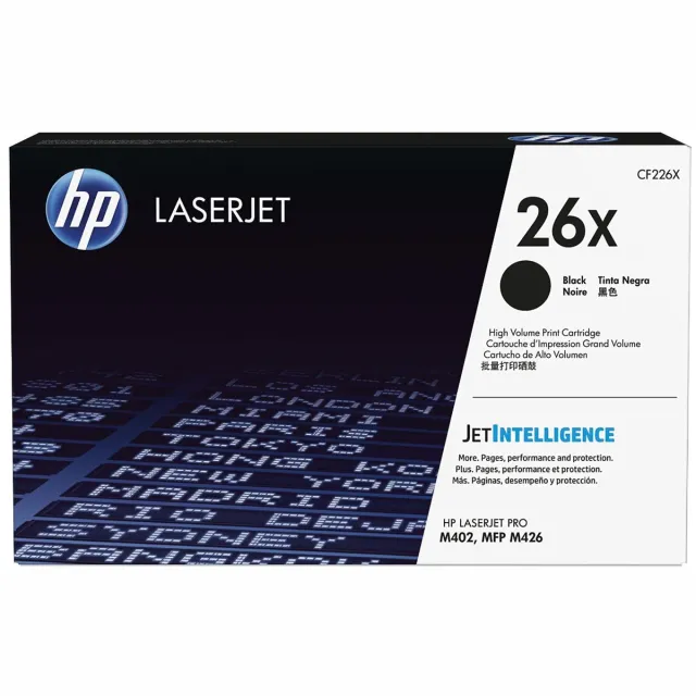 Hp toner 26X, 9 000 pagina's, OEM CF226X, zwart