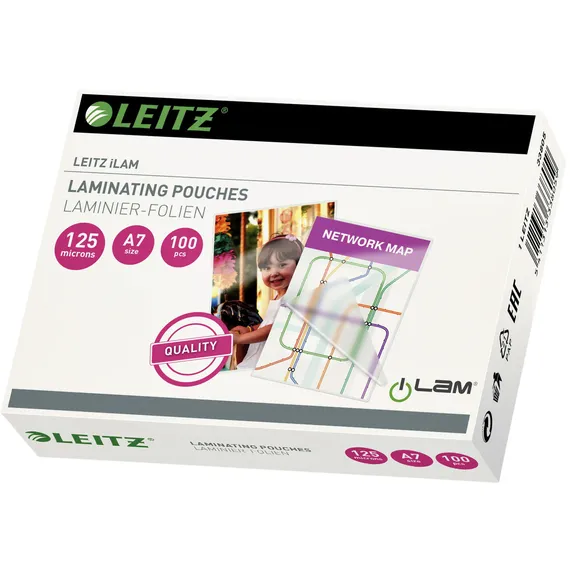 Leitz Lamineerhoes Leitz iLAM A7 2x125micron EVA 100 stuks