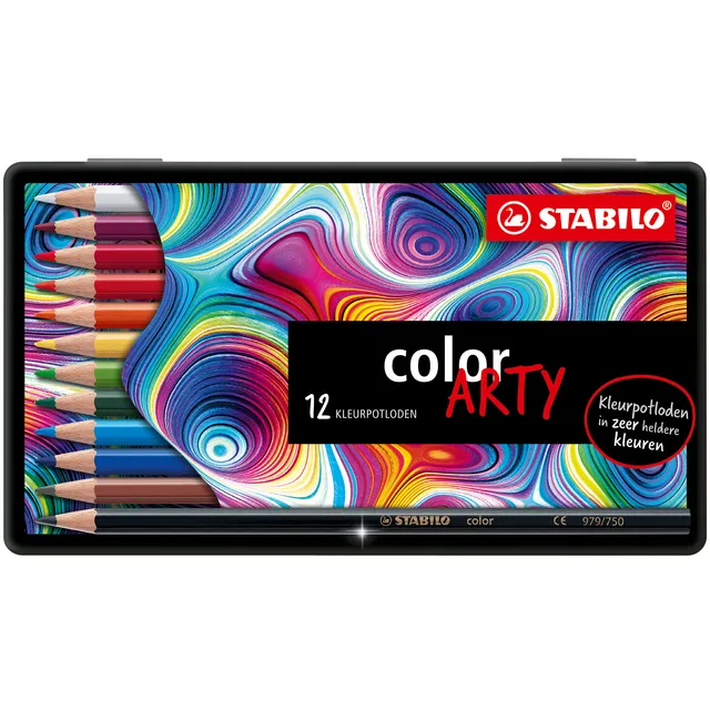 Stabilo Kleurpotloden STABILO 1812 color Arty assorti blik à 12 stuks