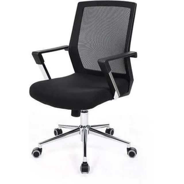 VASGALE Bureaustoel - Bureaustoel voor volwassenen - Bureaustoel ergonomisch - 54 x 54 x 101.5 cm cm - Zwart