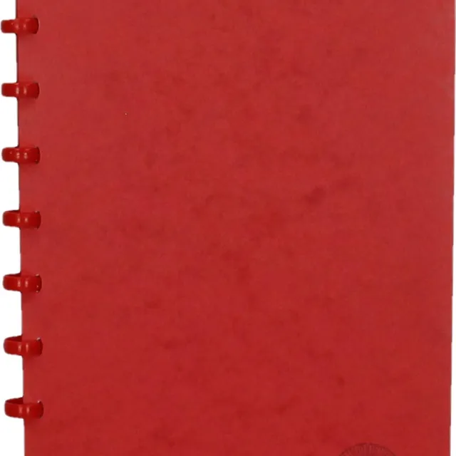 Atoma schrift, ft A5, 144 bladzijden, commercieel geruit, rood